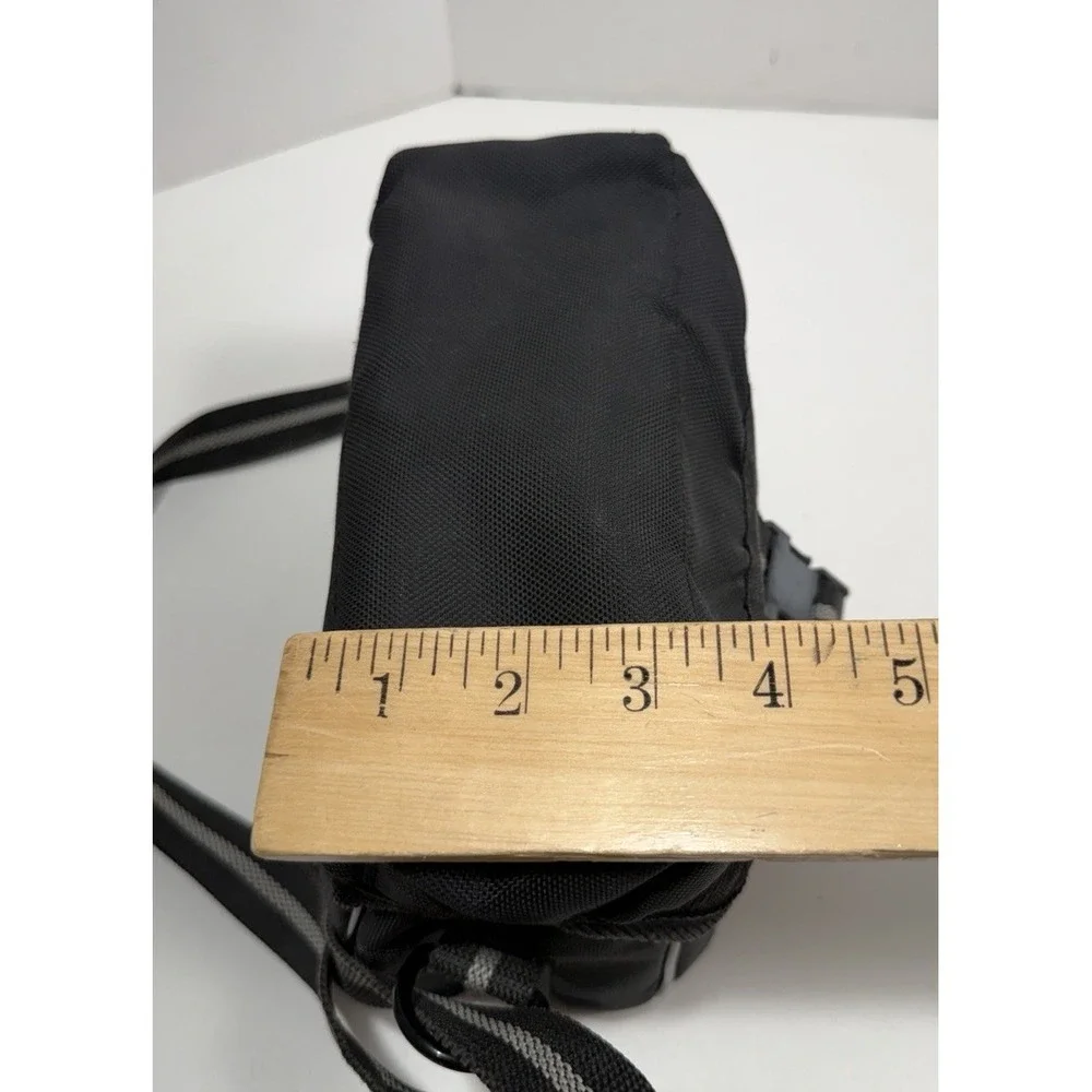 Vintage Unbranded Black Silver Camera Bag‎ Small 8x4